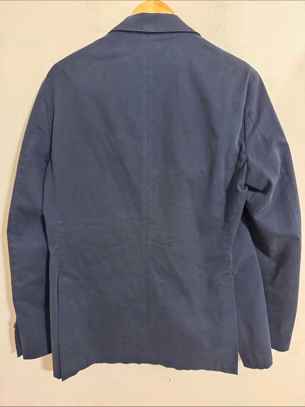 Polo Ralph Lauren Men's Navy Cotton Blazer size 40R Tailored Classic Capsule